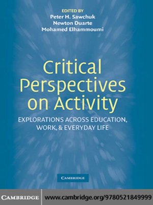 cover image of Critical Perspectives on Activity